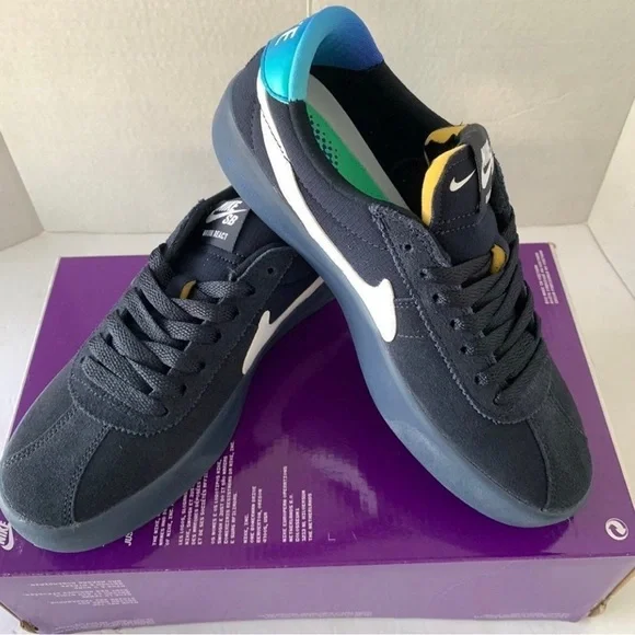 Nike SB Bruin React T Obsidian HyperJade Sz 6.5 Men / 8 Wm CV5980 400